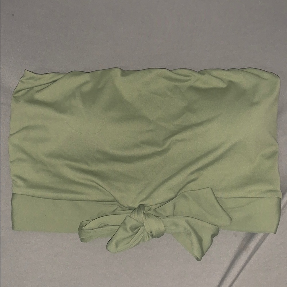 Green tube top